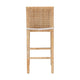 bali & pari Sofia Bohemian Natural Rattan Bar Stool WHI-Sofia-Natural-BS