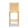 bali & pari Sofia Modern and Contemporary Natural Finished Wood and Rattan Counter Stool WHI-Sofia-Natural-CS