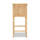 bali & pari Sofia Modern and Contemporary Natural Finished Wood and Rattan Counter Stool WHI-Sofia-Natural-CS