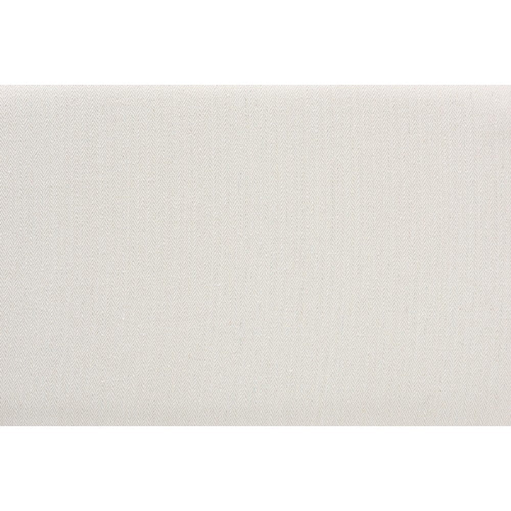 bali & pari Sofia Modern Bohemian Natural Brown Rattan and Mahogany Wood Ottoman WHI-Sofia-Rattan-Otto