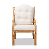 bali & pari Sonia Modern and Contemporary Natural Finished Rattan Armchair WHI-Sonia-Natural-CC-Arm