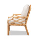 bali & pari Sonia Modern and Contemporary Natural Finished Rattan Armchair