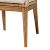 bali & pari Storsel Modern Bohemian Natural Brown Finished Teak Wood and Rattan Dining Chair WHI-Storsel-Rattan-DC