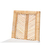 bali & pari Suci Modern Bohemian Natural Brown Rattan 2-Piece Dining Chair Set WHI-Suci-Rattan-DC