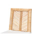 bali & pari Suci Modern Bohemian Natural Brown Rattan 2-Piece Dining Chair Set WHI-Suci-Rattan-DC