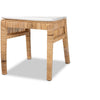 bali & pari Suci Modern Bohemian Natural Brown Rattan 2-Piece Dining Chair Set WHI-Suci-Rattan-DC