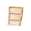 bali & pari Sullivan Modern Bohemian Natural Brown Rattan 2-Piece Dining Chair Set WHI-Sullivan-Rattan-DC