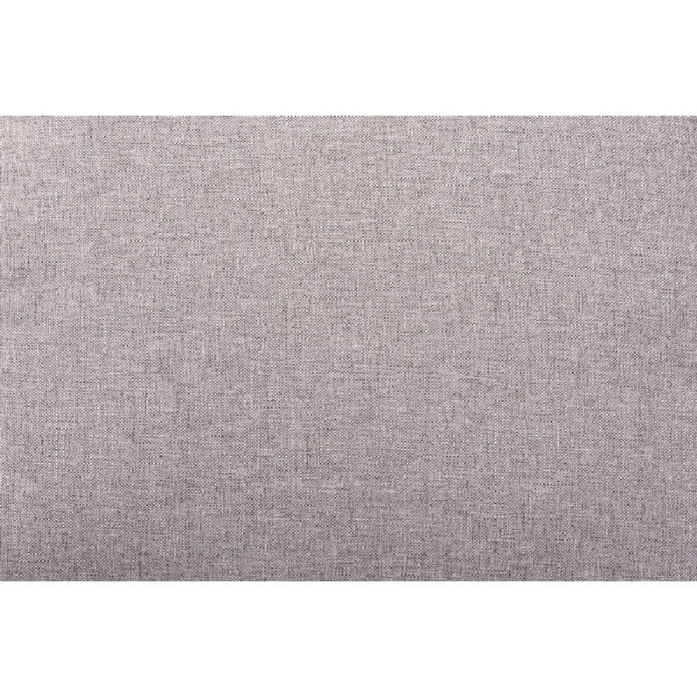 Baxton Studio Suvi Modern and Contemporary Grey Fabric Upholstered and Walnut Brown Finished Wood 7-Piece Dining Set