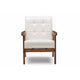 Baxton Studio Mid-Century Masterpieces Club Chair - White