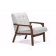 Baxton Studio Mid-Century Masterpieces Club Chair - White