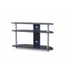 Baxton Studio Orbit Black and Silver TV Stand WHI-TR-123