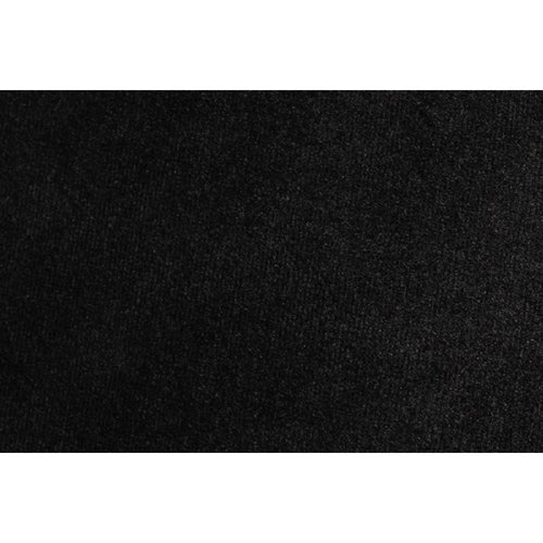 Baxton Studio Ambra Glam and Luxe Black Velvet Upholstered and Button Tufted Sofa with Gold-Tone Frame