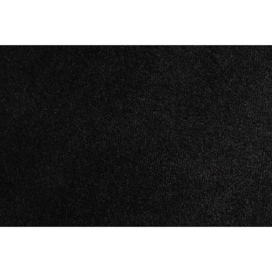 Baxton Studio Ambra Glam and Luxe Black Velvet Upholstered and Button Tufted Sofa with Gold-Tone Frame