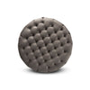 Baxton Studio Sasha Glam and Luxe Grey Velvet Fabric Upholstered Gold Finished Round Cocktail Ottoman WHI-TSF-6689-Grey-Gold-Otto