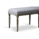 Baxton Studio Clairette Wood Traditional French Bench WHI-TSF-9303-Beige-OTTO