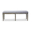 Baxton Studio Clairette Wood Traditional French Bench WHI-TSF-9303-Beige-OTTO