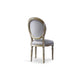 Baxton Studio Clairette Wood Traditional French Accent Chair-Round WHI-TSF-9315-Beige-CC
