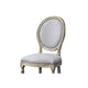 Baxton Studio Clairette Wood Traditional French Accent Chair-Round WHI-TSF-9315-Beige-CC
