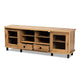 Baxton Studio Walda Modern and Contemporary Oak Brown Finished Wood 2-Drawer TV Stand WHI-TV838070-Wotan-Oak