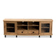 Baxton Studio Walda Modern and Contemporary Oak Brown Finished Wood 2-Drawer TV Stand WHI-TV838070-Wotan-Oak