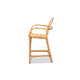 bali & pari Tugera Modern Bohemian Natural Brown Rattan Counter Stool WHI-Tugera-Rattan-CS