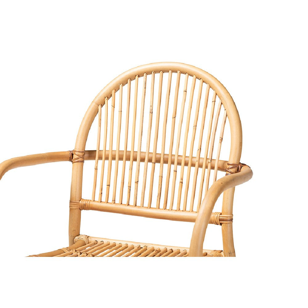 bali & pari Tugera Modern Bohemian Natural Brown Rattan Counter Stool WHI-Tugera-Rattan-CS