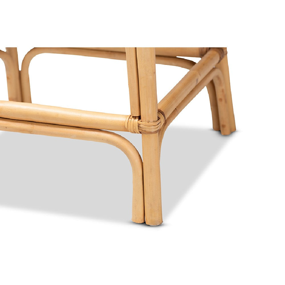 bali & pari Tugera Modern Bohemian Natural Brown Rattan Counter Stool WHI-Tugera-Rattan-CS