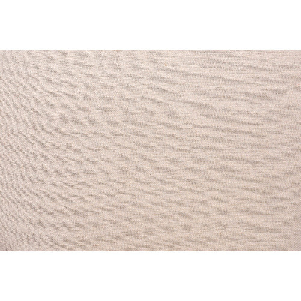 Baxton Studio Louis Traditional French Inspired Beige Fabric Upholstered and Antique Brown Finished Wood 2-Piece Dining Chair Set