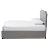 Baxton Studio Aubrianne Modern and Contemporary Grey Fabric Upholstered Queen Storage Bed WHI-WA8024-Gray-Queen
