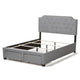 Baxton Studio Aubrianne Modern and Contemporary Grey Fabric Upholstered Queen Storage Bed WHI-WA8024-Gray-Queen