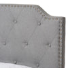 Baxton Studio Aubrianne Modern and Contemporary Grey Fabric Upholstered Queen Storage Bed WHI-WA8024-Gray-Queen