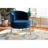 Navy blue, gold