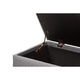 Baxton Studio Michaela Modern and Contemporary Grey Fabric Upholstered Storage Ottoman