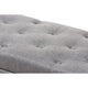 Baxton Studio Michaela Modern and Contemporary Grey Fabric Upholstered Storage Ottoman