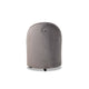 Baxton Studio Bethel Glam and Luxe Grey Velvet Fabric Upholstered Rolling Accent Chair