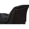 Baxton Studio Chandelle Luxe and Contemporary Black Velvet Upholstered Bench WHI-WS-5809-Black-Bench