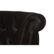 Baxton Studio Flax Victorian Style Contemporary Black Velvet Fabric Upholstered 2-seater Loveseat WHI-WS-GK756-Black-LS