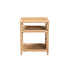 bali & pari Baara Modern Bohemian Natural Brown Rattan Nightstand WHI-WS012-Rattan-NS