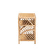 bali & pari Baara Modern Bohemian Natural Brown Rattan Nightstand WHI-WS012-Rattan-NS