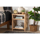 bali & pari Baara Modern Bohemian Natural Brown Rattan Nightstand WHI-WS012-Rattan-NS
