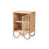 bali & pari Acelin Modern Bohemian Natural Brown Rattan Nightstand WHI-WS016-Rattan-NS