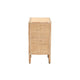 bali & pari Acelin Modern Bohemian Natural Brown Rattan Nightstand WHI-WS016-Rattan-NS
