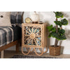 bali & pari Acelin Modern Bohemian Natural Brown Rattan Nightstand WHI-WS016-Rattan-NS