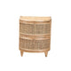 bali & pari Oleta Modern Bohemian Natural Brown Rattan 2-Drawer Nightstand WHI-WS017-Rattan-NS
