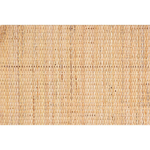 bali & pari Oleta Modern Bohemian Natural Brown Rattan 2-Drawer Nightstand