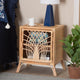bali & pari Danna Modern Bohemian Natural Brown Rattan Nightstand WHI-WS025-Rattan-NS