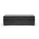 Baxton Studio Dennehy Black Brown Modern Ottoman WHI-Y-168-Promote-Black