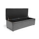 Baxton Studio Dennehy Black Brown Modern Ottoman WHI-Y-168-Promote-Black