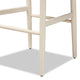 Baxton Studio Paxton Modern and Contemporary White Finished Wood 2-Piece Bar Stool Set