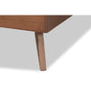 Baxton Studio Yana Mid-Century Modern Walnut Brown Finished Wood Twin Size Platform Bed WHI-Yana-Ash-Walnut-Twin